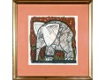 David Weidman (Am. 1921-2014) Limited Edition Elephant Lithograph