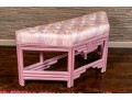 Custom Upholstered And Tufted Bench