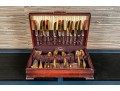 Dirilyte Flatware Service With Wooden Case