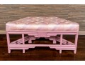 Custom Upholstered And Tufted Bench