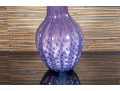 Lovely Handblown Glass Vase With Decorative Acrylic Stemmed Flowers