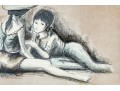 Signed Limited Edition Print Of Two Grils