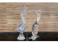 Delightful Handblown Crystal Models Of Seabirds