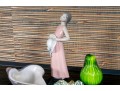 Collection Of 4 Mixed Media Decorative Objects, Including A Lladro Porcelain Girl With Hat