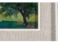 Signed Oil On Mason Board Landscape
