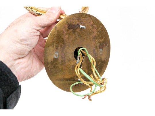 A Fine Pair Of Elegant Bronze Sconces With Classical Masks