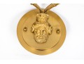 A Fine Pair Of Elegant Bronze Sconces With Classical Masks