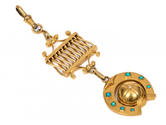 18K Lucky Horseshoe Watch Chain