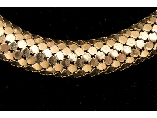 An 18K Yellow Gold Fancy Link Necklace