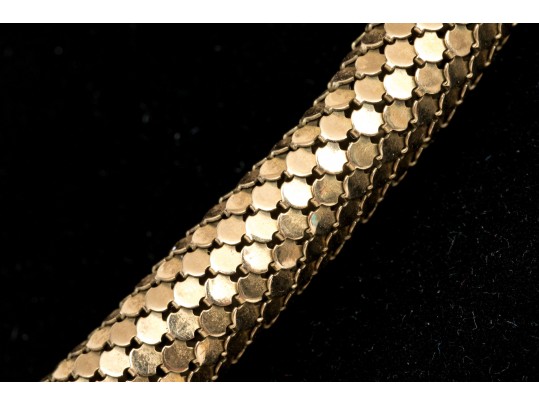 An 18K Yellow Gold Fancy Link Necklace