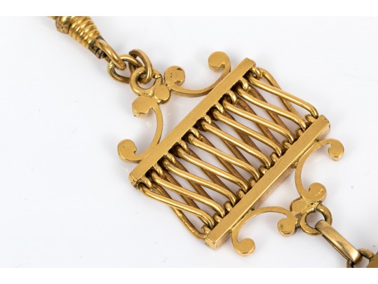 18K Lucky Horseshoe Watch Chain
