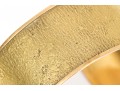 A Vintage 18K Yellow Gold Textured Cuff Bracelet