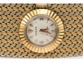 Rolex 18k Gold Retro Vintage Precision Bracelet Watch (see Conditions On Length)