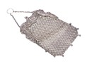 Elegant Sterling Silver Vintage Mesh Hand Bag