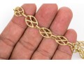 An 18K Yellow Gold Fancy Link Necklace