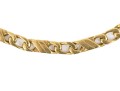 An 18K Yellow Gold Curb Link Necklace