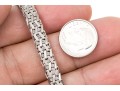 18k White Gold Handsome Woven Basket Weave Bracelet