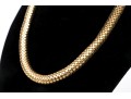 An 18K Yellow Gold Fancy Link Necklace