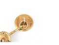 Three Pairs Of 18K And 14K Cufflinks With Gold Coins And Diamonds