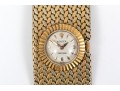 Rolex 18k Gold Retro Vintage Precision Bracelet Watch (see Conditions On Length)