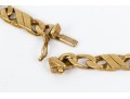 An 18K Yellow Gold Curb Link Necklace
