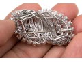 Platinum And 14k Magnificent Diamond Dress Clip/Brooch, Approximately 9.18 TCW