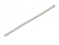 18k White Gold Handsome Woven Basket Weave Bracelet