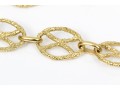 An 18K Yellow Gold Fancy Link Necklace