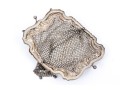 Elegant Sterling Silver Vintage Mesh Hand Bag
