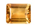 Loose Stone: One Rectangular Cut Dark Citrine, 10.25 Cts.