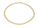 An 18K Yellow Gold Curb Link Necklace
