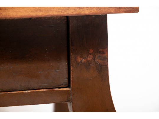 Antique Country French Side Table, 1830-60