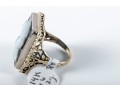 14k Yellow Gold Cameo Ring