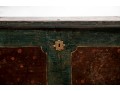 19th Century Hand Painted Chest With Decoupage Interior