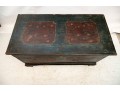 19th Century Hand Painted Chest With Decoupage Interior