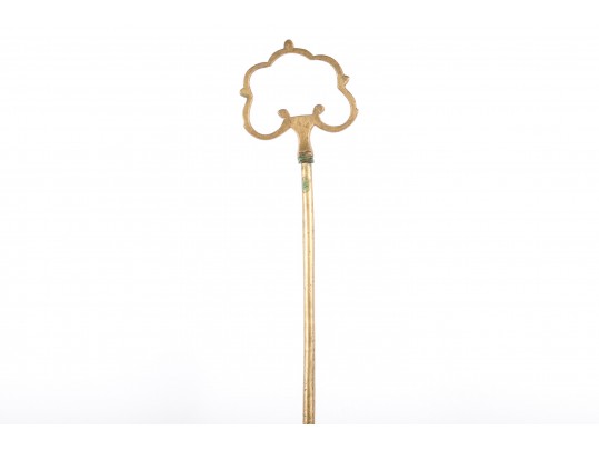 19th Century Brass Lucerne Oil Lamp