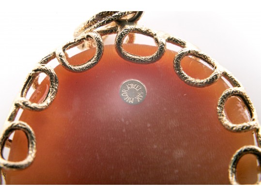 14k Milor Cameo Pendant