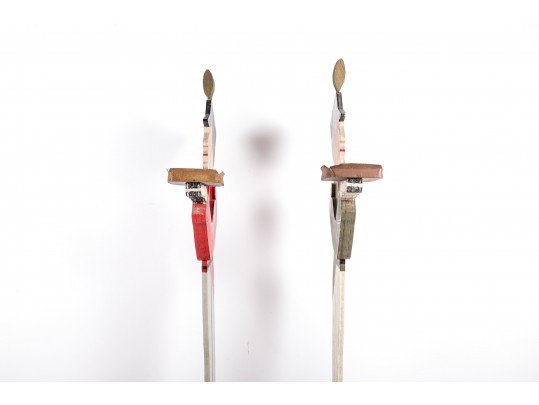 Vintage Painted Wood And Metal Bellhop Figures