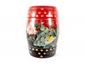 Vibrant Hand-Painted Chinese Garden Stool
