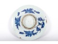 Aged Chinese Ceramic Bowl With Bat Motifs