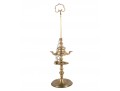 19th Century Brass Lucerne Oil Lamp