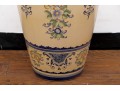 Lovely Ceramic Blue And Yellow Floral Floor Vase