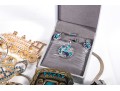 Beautiful Fashion Jewelry, Some Sterling. Faux Pearls, Cloisonne, Chains, And Rhinestones