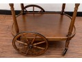 Farmhouse Chic Vintage Tray-Top Bar/Tea Cart