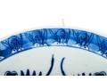 Aged Chinese Ceramic Bowl With Bat Motifs