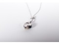 14k White Gold Cultured Pearl Pendant Necklace