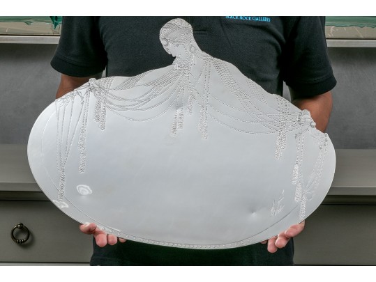 Erte Sevenarts Limited, 1989 1892/0019 Footed Tray/wall Mount