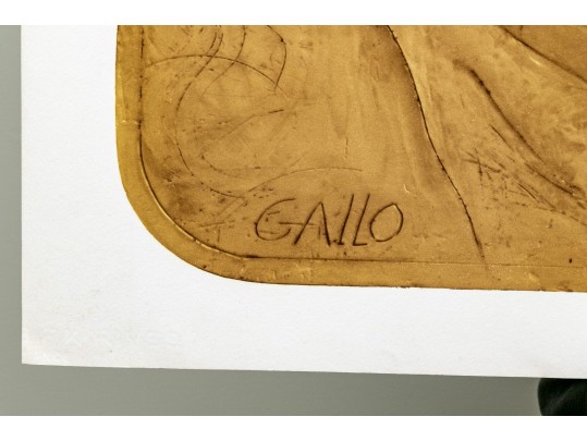  Frank Gallo (American, Born 1933) Pencil Signed Litho, 