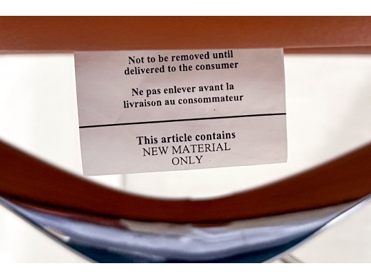 Channeled Cognac Vinyl/leather Office Chair