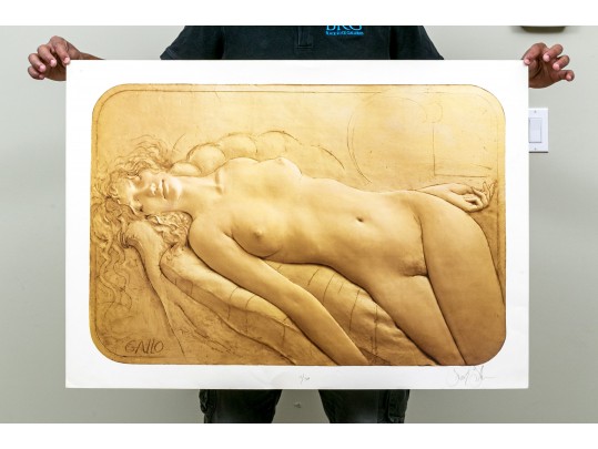  Frank Gallo (American, Born 1933) Pencil Signed Litho, 